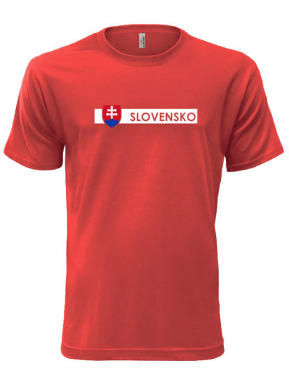 Pánske tričko Slovensko Line - červené